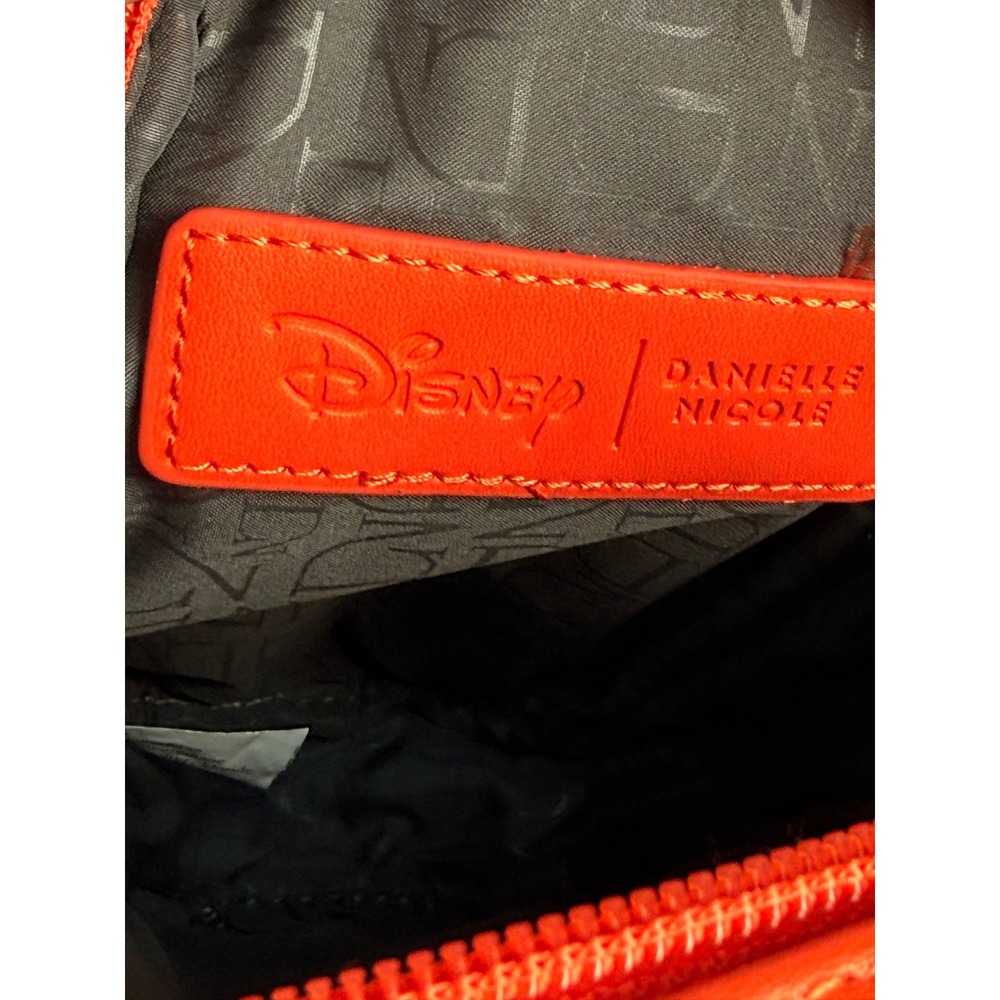 Danielle Nicole Disney Ariel Little Mermaid Crossbody Bag Red Gold Chain Strap - Picture 4 of 10